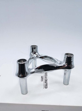 新中式创意三角烛台装饰摆件软装欧式家居样板间三角拼接烛台