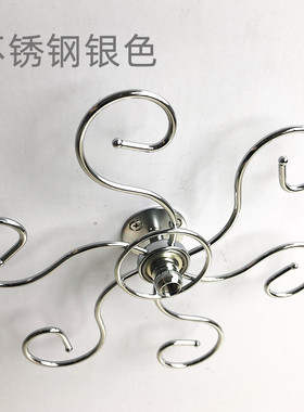 旋转酒架红酒杯架不锈钢高脚杯架悬挂倒挂可酒柜6杯香槟杯架矮脚