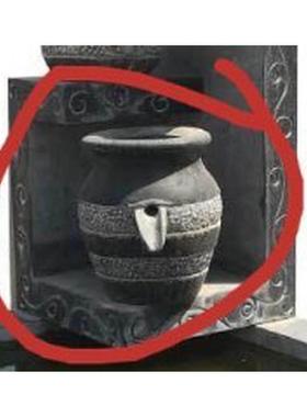 大理石仿古石雕青石流水喷泉组合流水盆景家居水景摆件仿古陶罐