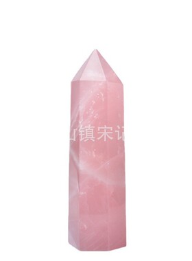 天然马粉大家居饰品棱柱摆件水晶工艺品摆件六摆件