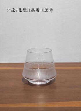 现代简约镀金色蜂窝状磨刻玻璃花瓶桌面样板间装饰摆件