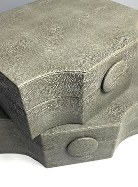 热销轻奢首饰盒家居摆件衣帽间软装饰品样板房卧室现代简约工艺品