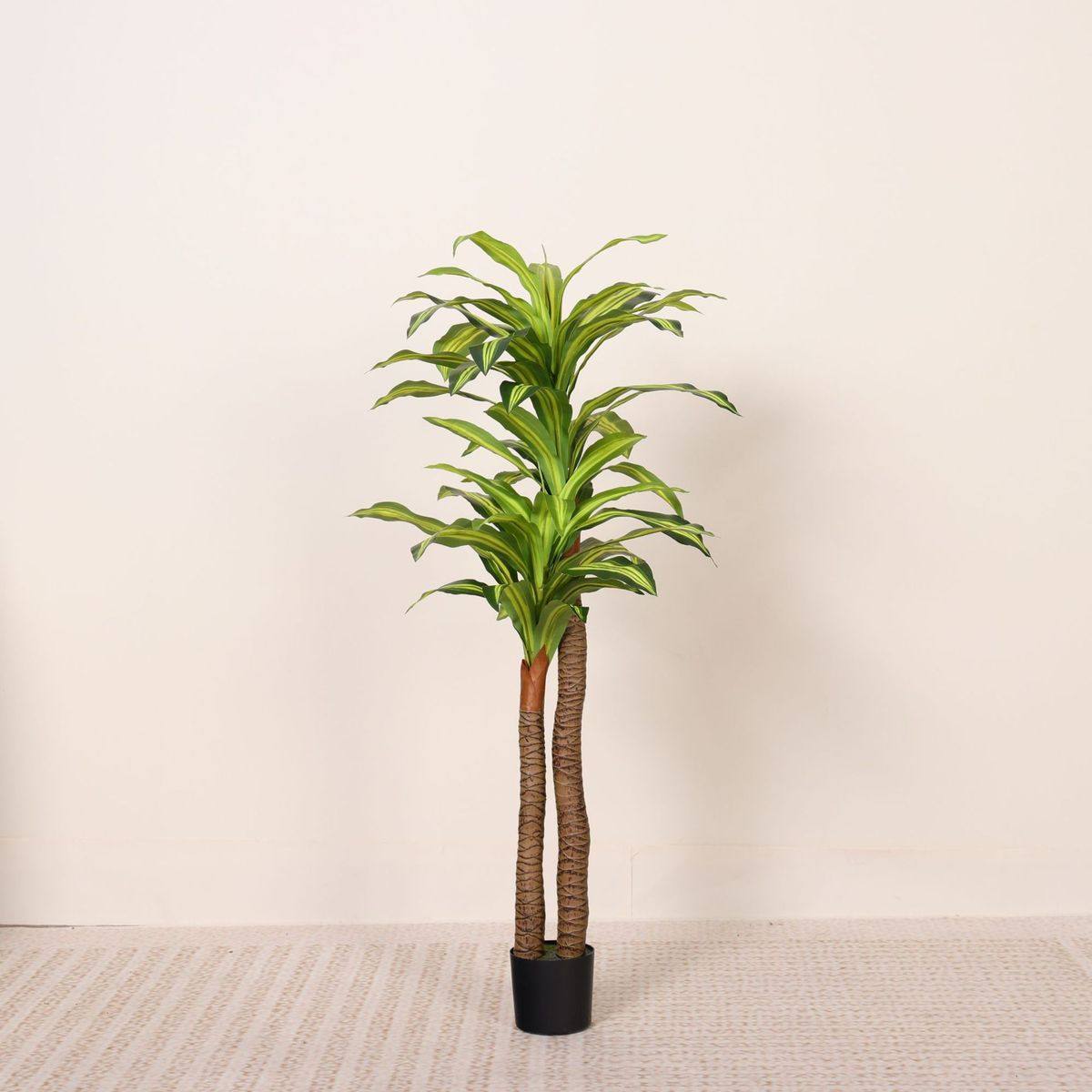 高端轻奢仿真装饰摆件假绿植盆栽室内客厅大型落地巴西木仿生植物,淘宝优惠券,粉丝福利购,淘宝优惠卷