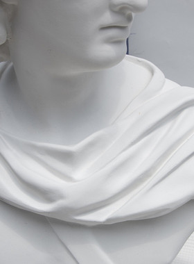 几何体罗石膏胸像画室石膏像美术教具石膏头像大卫阿普石膏雕塑