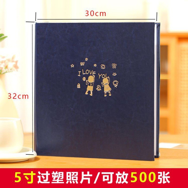 相册本6寸800张皮质大容量家庭影集插页式生日色包邮工厂一件源头 - 图0
