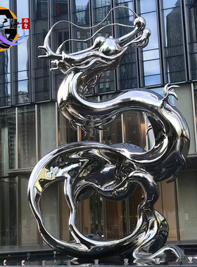 不锈钢户外雕塑抽象艺术售楼部小区广场异形大型水景浪花落地摆件