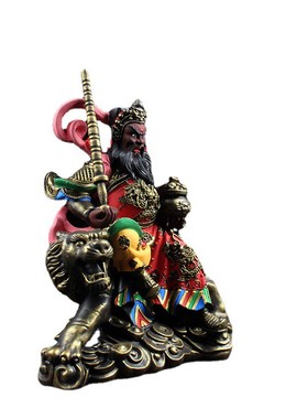 装藏武财神赵公明骑虎树脂关羽关公摆件客厅比干五路文财神像桌面