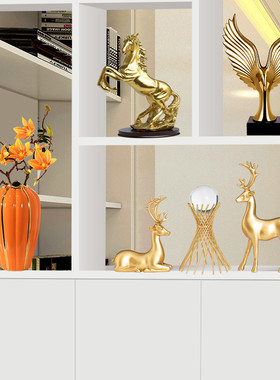 2023新款家居客厅电视轻奢餐边柜乔迁新居礼品酒柜装饰品摆件