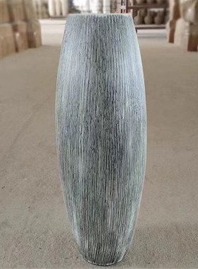 简约大号酒店中式复古粗陶罐景德镇陶瓷现代客厅落地花瓶软装摆件