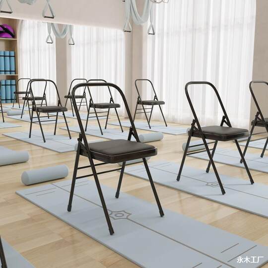 加厚款包邮Yoga瑜伽椅艾扬格辅具瑜伽椅PU面瑜珈椅辅助椅折叠椅