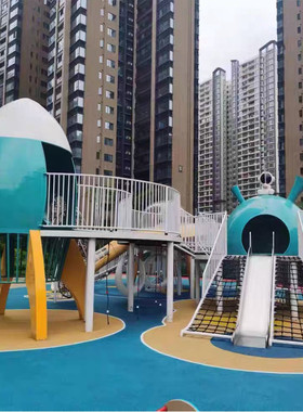 大型不锈钢雕塑承接厂家室外大型幼儿园滑梯游乐设备景观雕塑美陈