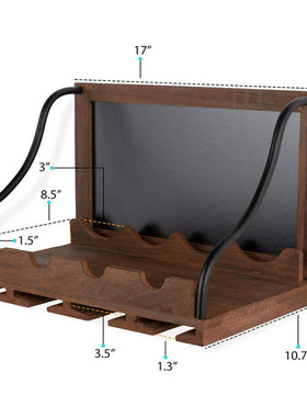 置物架创意壁挂木酒架欧式时尚悬挂创意简约洋葡萄红酒架木架