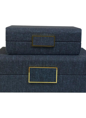 装饰收纳盒客厅样板房衣帽间家居盒饰品摆件软装衣橱首饰储物盒