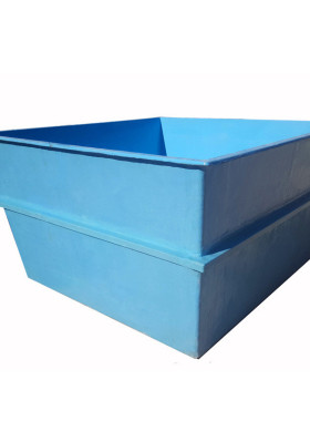 玻璃钢鱼池一体式锦鲤暂养殖水池方形现货供应蓄水池防水