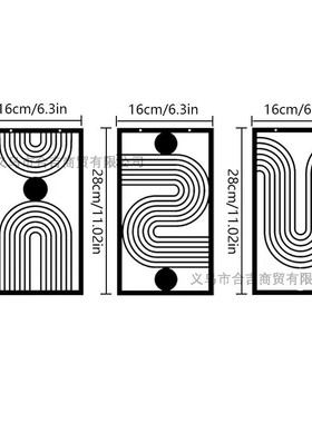 铁艺酒吧酒店艺术挂画壁挂欧美时尚铁艺线条简易女性装饰画墙壁饰