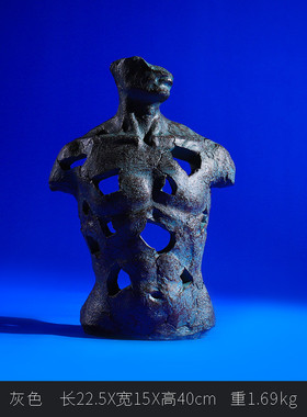 创意家居高端软装人物装饰品树脂工艺品客厅玄关现代简约北欧摆件