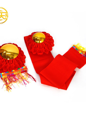 花球小号大红花球供佛龛金镜潮汕挂红神柜供台金花神红位用品