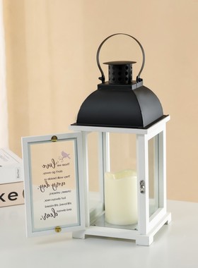 源头厂家来样加工木头烛台定制摆件文案木头雅致实木