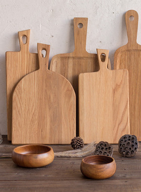 源头工厂可定制黑胡桃木榉木双面木制品粘板菜板托盘木质工艺品