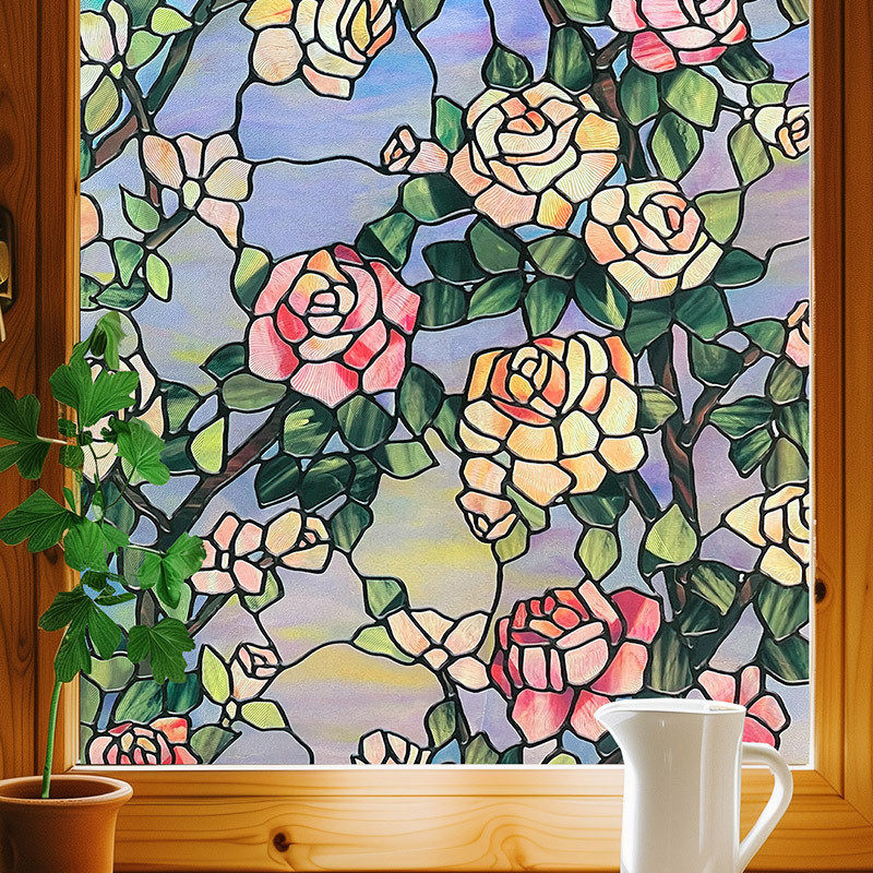 凡菲3d彩绘玻璃贴膜立体浮雕窗贴客厅装饰膜油画玻璃代发,淘宝优惠券,粉丝福利购,淘宝优惠卷