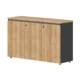 Three-door file cabinet low cabinet file information storage cabinet printer cabinet office storage cabinet wooden partition cabinet furniture