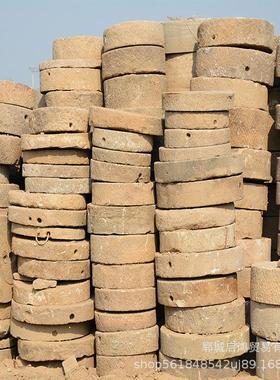 热销农村老物件石雕磨盘民间老石磨旧石磨盘旧石槽石头石材