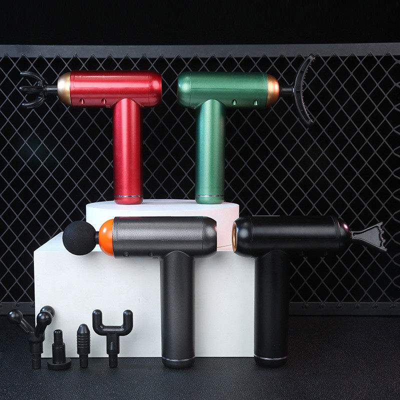 新款液晶筋膜枪 肌肉放松器冲击枪家用便携健身按摩器材USB筋膜器,淘宝优惠券,粉丝福利购,淘宝优惠卷