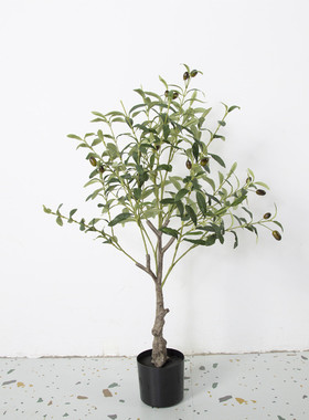 大型仿真绿植拆装可橄榄树盆栽家居室内橱窗装饰摆件植物