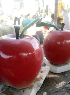 玻璃钢花篮篮果雕塑厂家大型公园花园广场果蔬商场美陈景观摆件