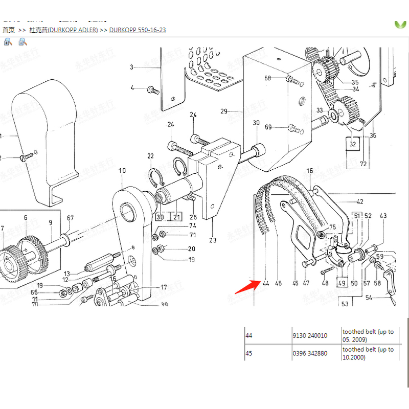 工业缝纫配件杜克普550上袖机送布上带宽9130240010同步带,淘宝优惠券,粉丝福利购,淘宝优惠卷