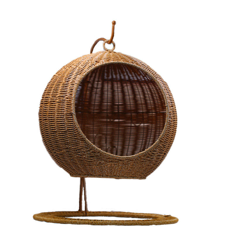 热销藤编厂家直销宠物窝透气易清洗猫窝狗窝装饰桌面摆件大型收纳,淘宝优惠券,粉丝福利购,淘宝优惠卷