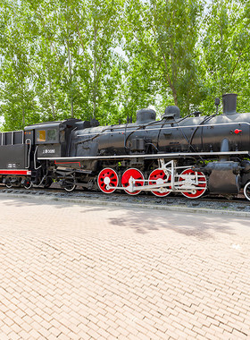 热销车厢火车模型景区绿皮餐厅火大型1:1仿真铁艺怀旧蒸汽复古火