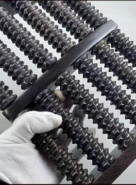 紫光檀实木脚底按摩器滚轮按摩脚排家用多功能足部穴位经络按摩器