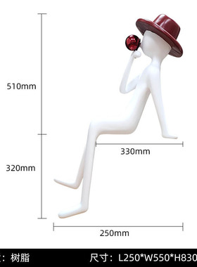 现代简约儿童房吹泡泡站立坐姿看书人物雕塑样板房电视柜卡通摆件