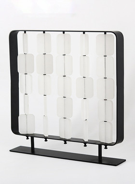 热销现代简约屏风摆件极简抽象装饰品艺术样板房售楼处书房客厅设