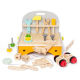 Nut disassembly and assemble desktop tool table folding storage exercise baby's hands-on ability knocking and screwing screws assemble toys
