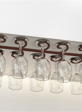 创意蝴蝶吊挂悬挂家用橱酒柜高脚杯架倒挂香槟杯收纳红酒杯架杯架