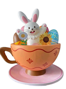 兴晨厂家雕塑商业打卡装饰花朵女孩创意设计地产景区美陈中庭雕塑