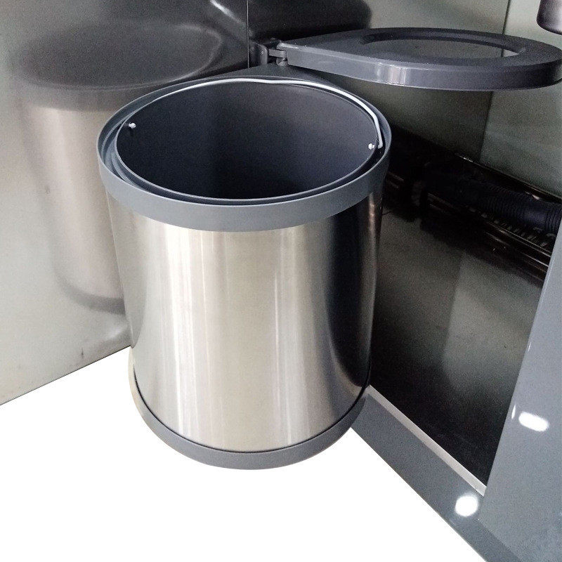 不锈钢垃圾桶旋转垃圾桶厨房柜内嵌入垃圾桶厨柜垃圾桶垃圾桶商用,淘宝优惠券,粉丝福利购,淘宝优惠卷