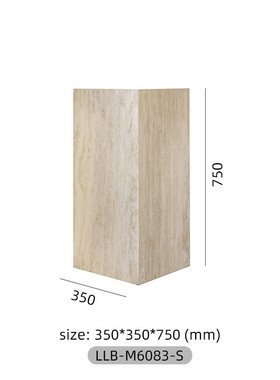 rkt4中古风洞石柱子大理石底座雕塑摆件台落地玄关装饰展台岛台