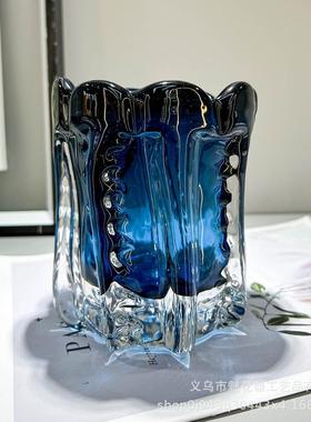 简约轻奢时尚精致琉璃小号花瓶摆件餐桌多肉花器家居软装桌面饰品