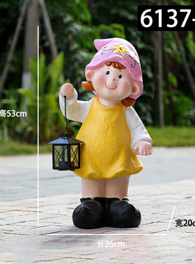 娃娃商场店门口迎宾人物仿真卡通户外雕塑庭院花园幼儿园装饰摆设