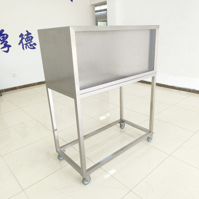 304 stainless steel storage mobile display cabinet mobile cabinet turnover box turnover truck dust-free clean workshop