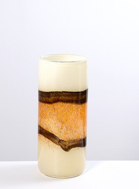 玻璃花瓶渐变艺术不规则花纹客厅装饰家居软装酒店软装创意批发