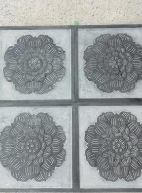 石雕青石仿古镂空花窗庭院窗棂围墙中式壁画影壁墙透雕玄关