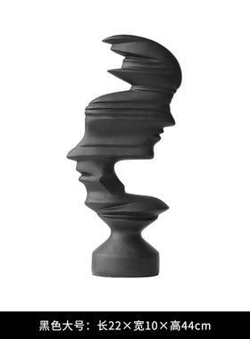 抽象人物轻奢客厅电视柜酒柜摆件高级感雕塑艺术酒店大堂装饰品