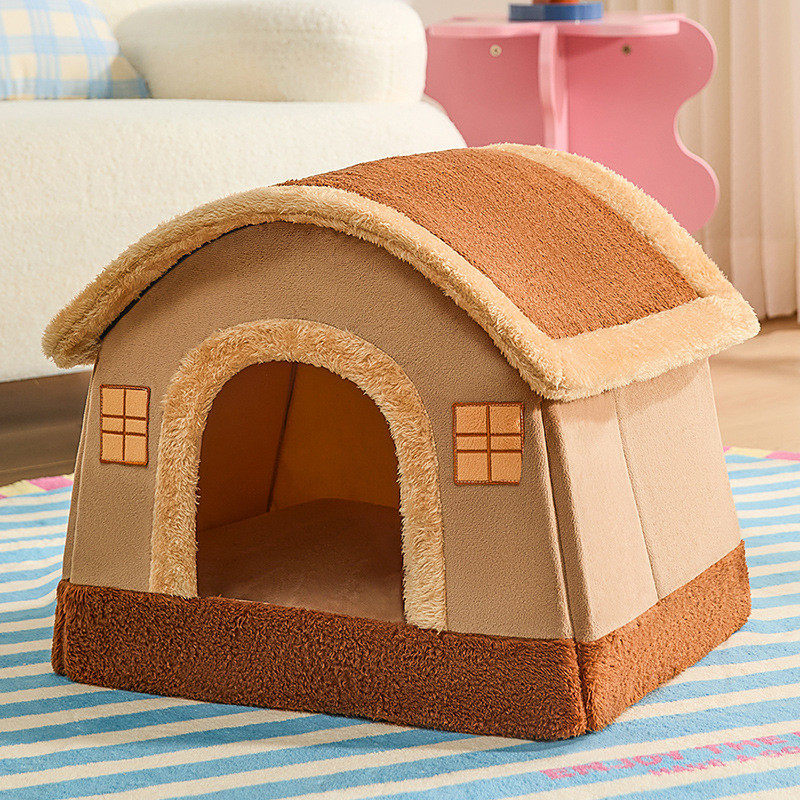 猫窝冬季保暖封闭式别墅防寒安全感屋可拆洗房子过冬狗窝宠物用品,淘宝优惠券,粉丝福利购,淘宝优惠卷