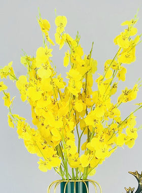 灯笼花瓶风客厅装饰花轻奢摆件水培假花跳舞兰干花创意装饰品