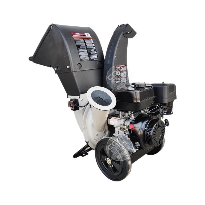 热销移动式汽油粉碎机玉米秸秆小型家用杂枝木头粉碎机园林树枝粉 - 图2