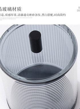 热销摆设透明水晶软装饰品轻奢摆件家居样板房间售楼处桌面收纳盒